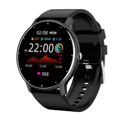 Relógio Inteligente ZL02D Tela Redonda HD Papel de Parede Personalizado Frequência Cardíaca Monitoramento do Sono Tempo Pedômetro Esportivo Eletrônico