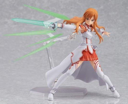 Action figure da Yuuki Asuna do anime Sword Art Online com face e espadas alternativas