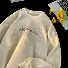 camisa moletom masculina high street com estampa