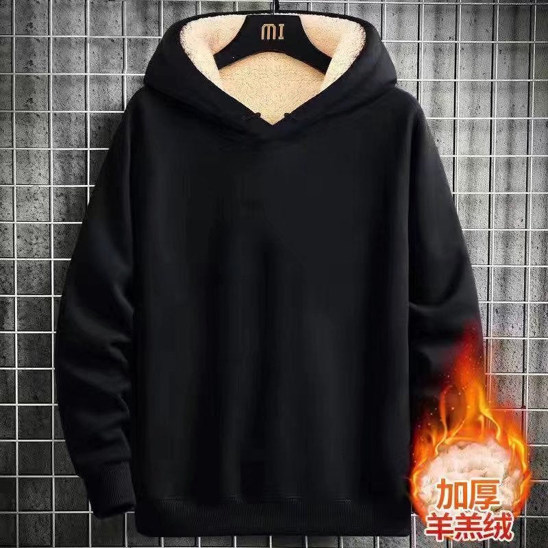 blusa de frio masculina de veludo algodão por dentro estilo high street