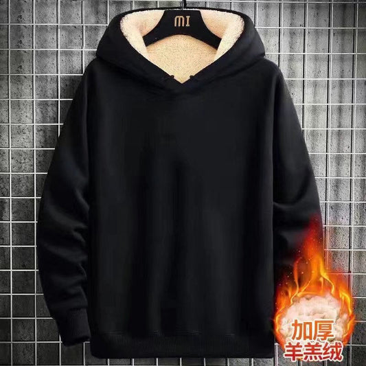 blusa de frio masculina de veludo algodão por dentro estilo high street