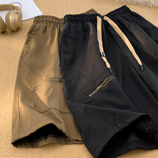 shorts masculino japonês streetwear hip-hop