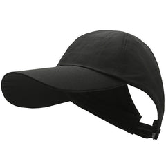 boné feminino com fundo aberto para amarrar o cabelo
