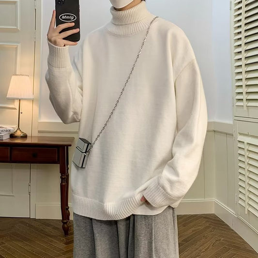 sueter largo masculino high street