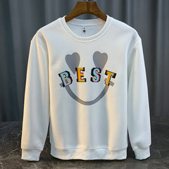 moletom largo masculino com estampa da ''BEST''