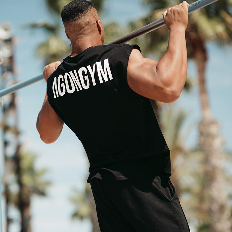 regata de ombro largo fitness casual