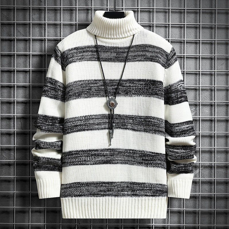 sueter grosso estilo high street de gola alta