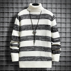 sueter grosso estilo high street de gola alta