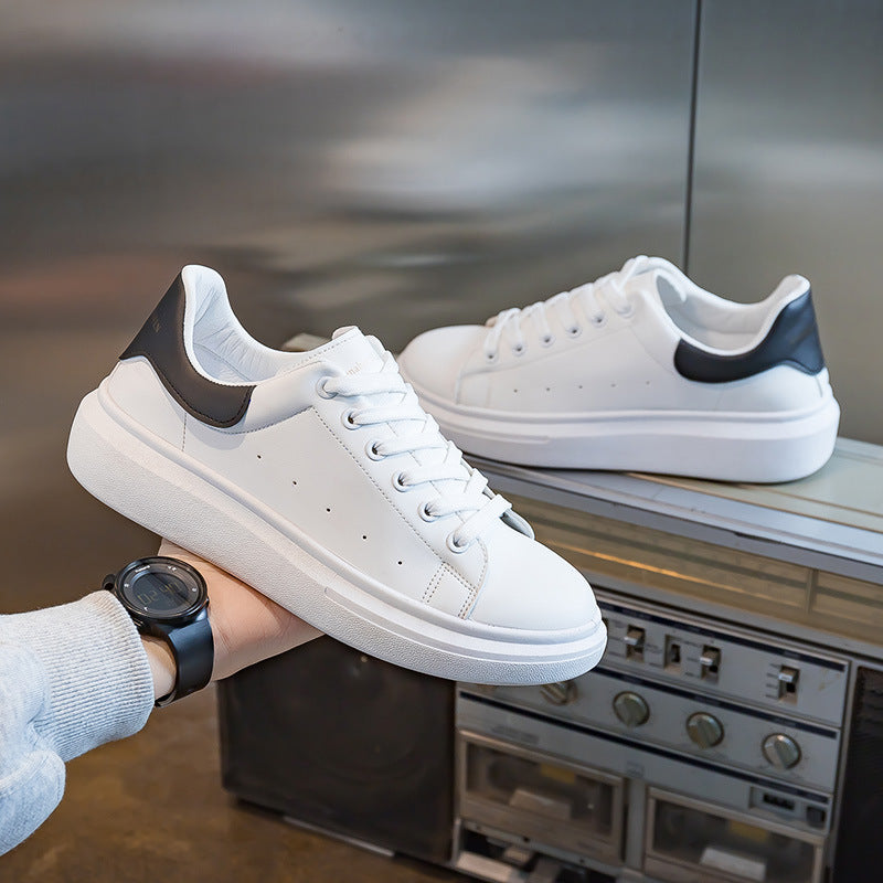 tenis de sola reta estilo high street versatil