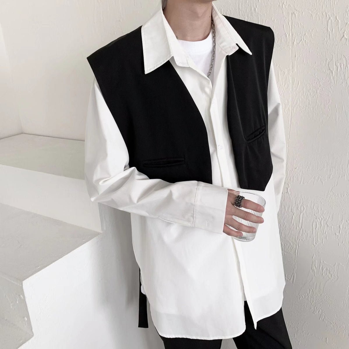 colete curto masculino