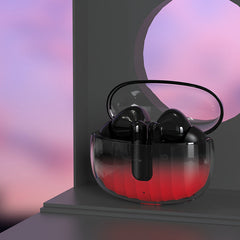 fone de ouvido bluetooth Y113 caixinha transparente