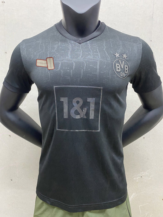 Camisa de futebol do time Borussia Dortmund da cor preta tailandesa
