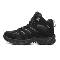 botas masculina de cano alto com cadarço e detalhes