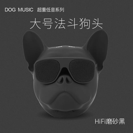 Alto-falante sem fio bluetooth cabeça de cachorro subwoofer de áudio externo portátil série HIFI