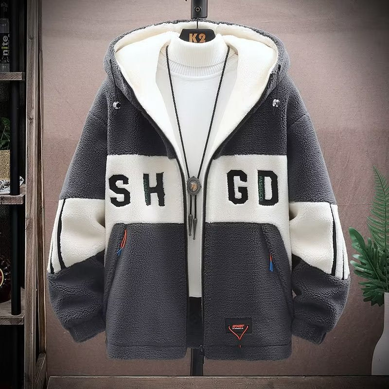 blusa de frio de algodão com estampa estilo streetwear