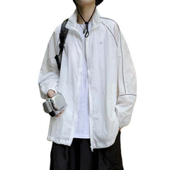 corta vento com proteção de raios UV masculina