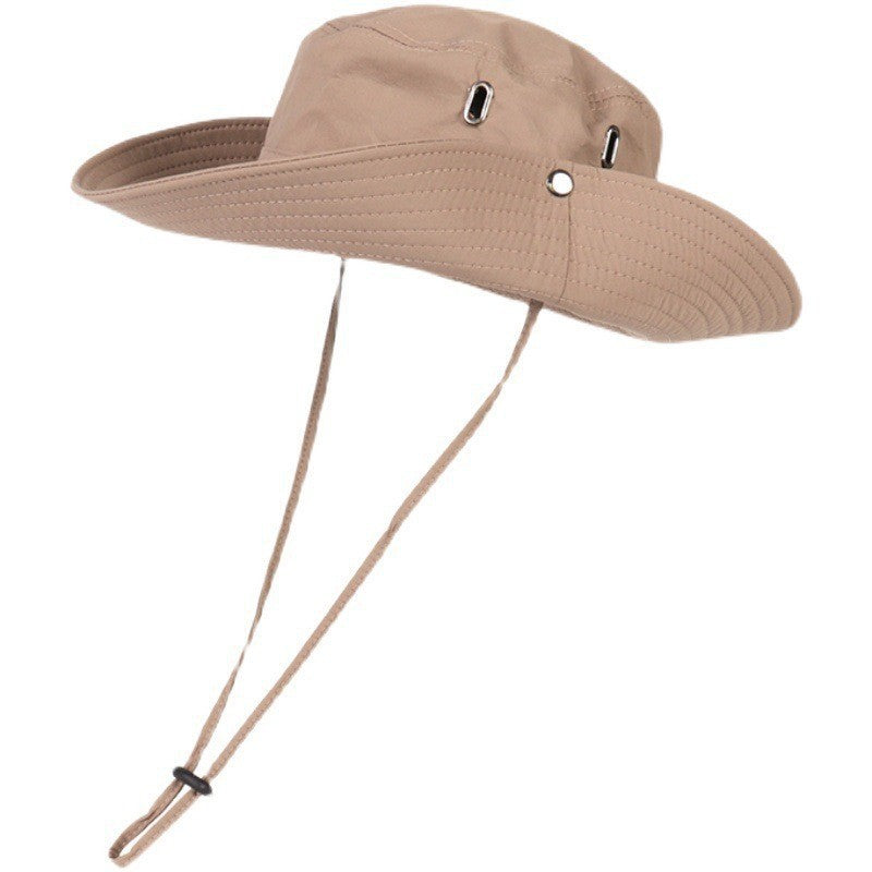 Chapéu de pescador com cordão de secagem rápida japonês