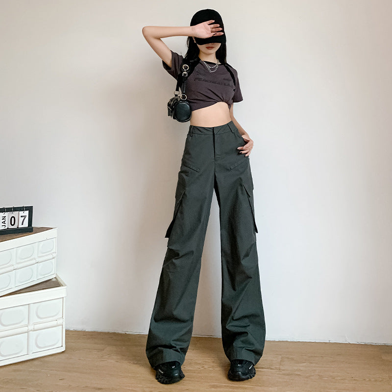 calça larga estilo high street