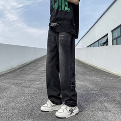 calça jeans masculina estilo americano stretwear