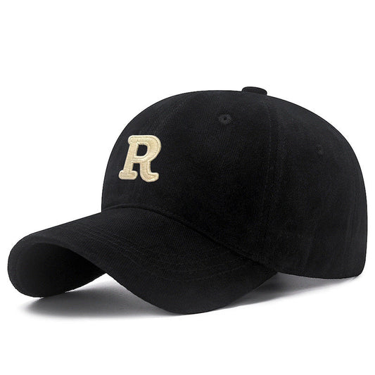 boné esportivo com ''R'' bordado