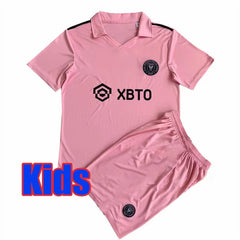 camisa de time de futebol do clube Inter De Miami com nome do Messi para crianças e adultos modelo tailandes