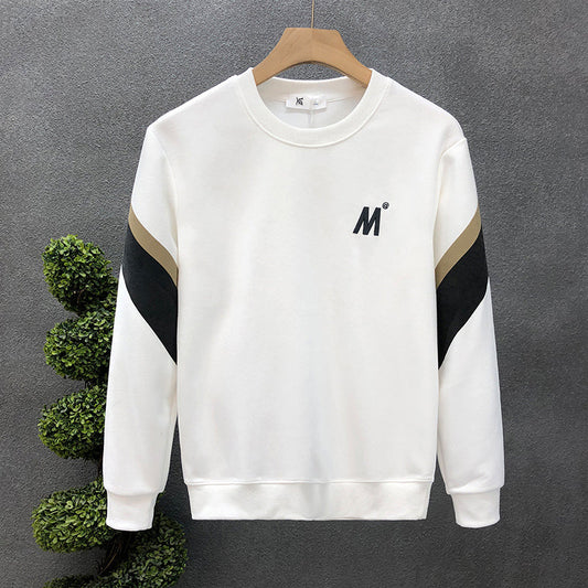 moletom largo masculino com '''M'' estampado high street