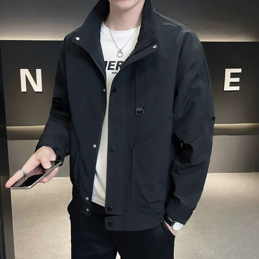 jaqueta larga masculina com botões high street