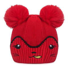 touca infantil com rosto de cachorro bordado