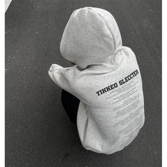 moletom largo masculino com texto no fundo estilo high street