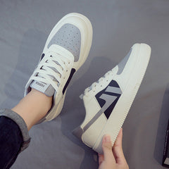 tênis esportivos de cano medio sola reta estilo high street