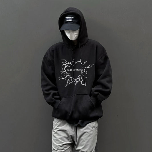 moletom com capuz masculino estilo fino marca na moda