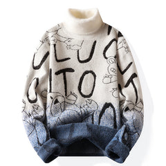 moletom largo com gola estilo high street com estampas de ursinho