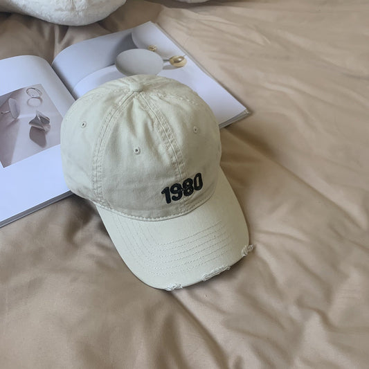 boné esportivo com ''1980'' estampado