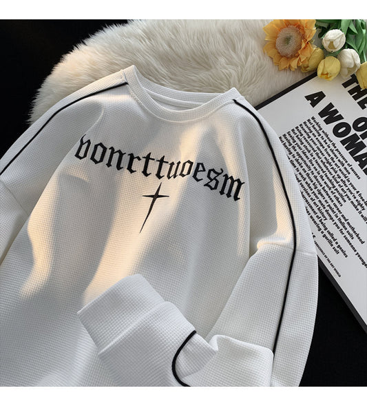 moletom com estampa escrita na frente high strett