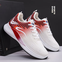 Calçados esportivos masculinos de malha respiravel etilo high street