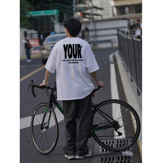 camisa larga masculina com braço largo e estampa