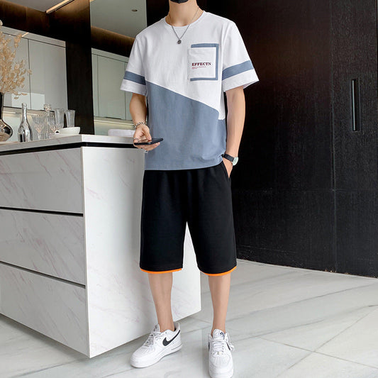 conjunto de camisa e shorts masculino