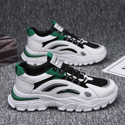 tênis esportivo estilo high street de sola grossa