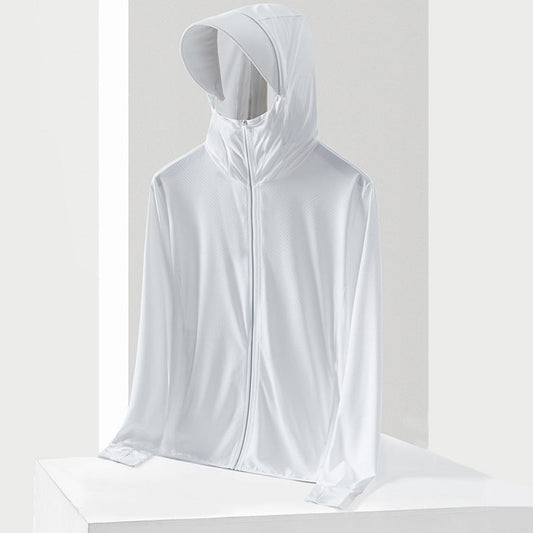 blusa de proteção uv seda respirável