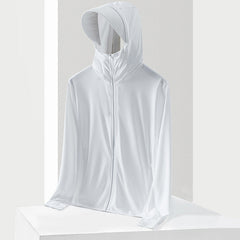 blusa de proteção uv seda respirável