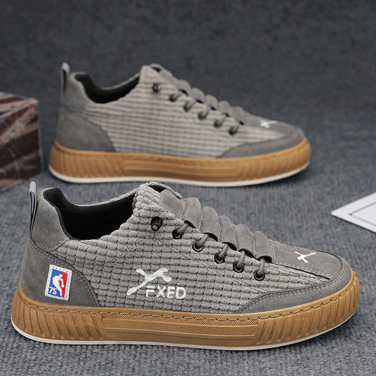 sapatos de pano esportivo masculino estilo high street