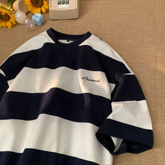 moletom masculino listrado estilo high street