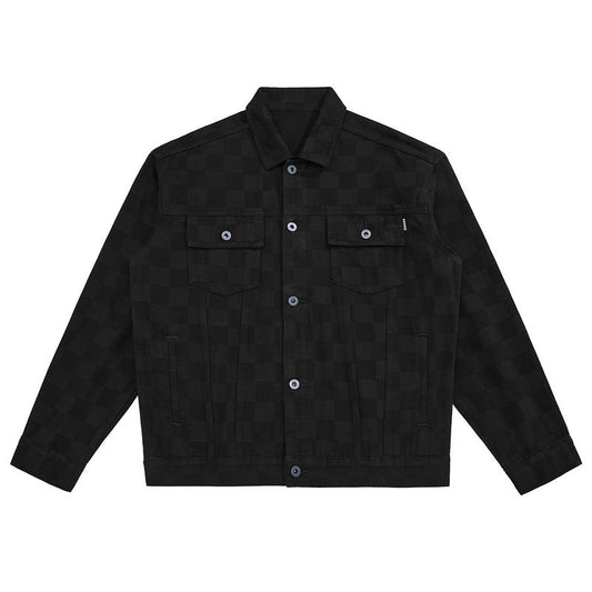 jaqueta jeans listrada high street