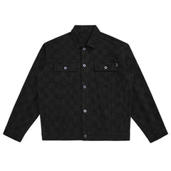 jaqueta jeans listrada high street