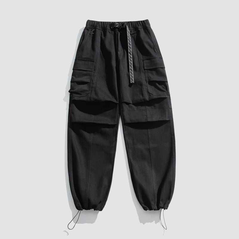 calça cargo masculina com bolsos streetwear