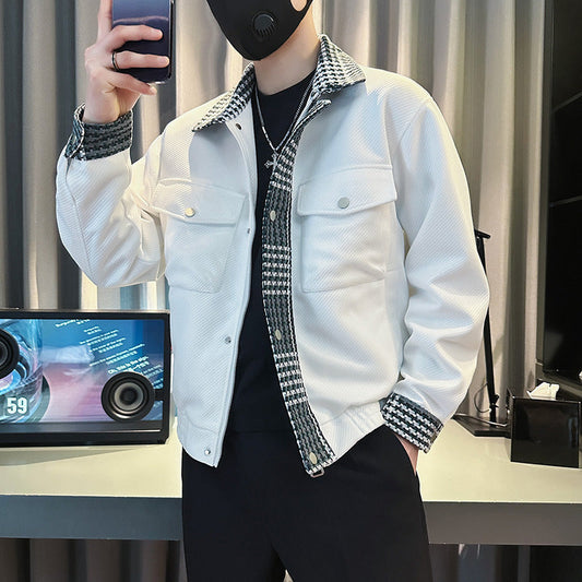 blusa de frio masculina de manga comprida com gola