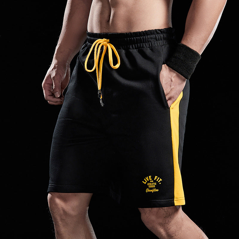 shorts esportivos masculinos respirável fitness