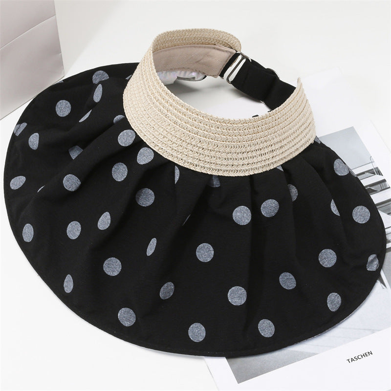 Chapéu de sol de verão feminino anti-ultravioleta