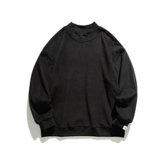 sueter masculino estilo japones com cores solidas