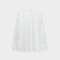 camisa de algodão pesado de manga comprida larga estilo high street